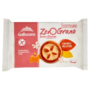 Galbusera Zerograno Senza Glutine Con Miele Millefiori 6 X 36,7 G
