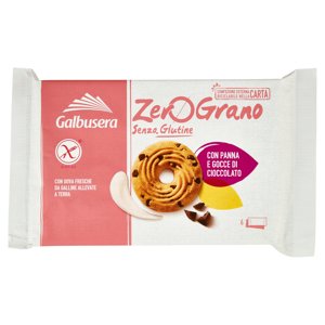 Galbusera Zerograno Senza Glutine Con Panna E Gocce Di Cioccolato 6 X 36,7 G