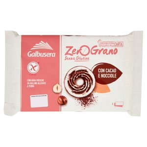 Galbusera Zerograno Senza Glutine Con Cacao E Nocciole 6 X 36,7 G