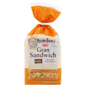 Mulino Bianco Gran Sandwich Pane Bianco Ideale per Panini 500g