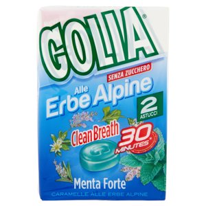 Golia Alle Erbe Alpine Clean Breath Menta Forte 2 X 49 G