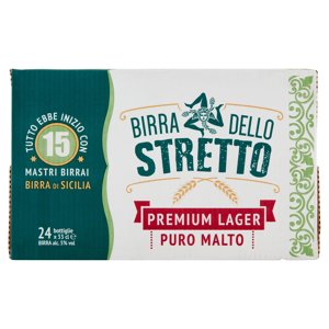 Birra Dello Stretto Premium Lager 33 Cl