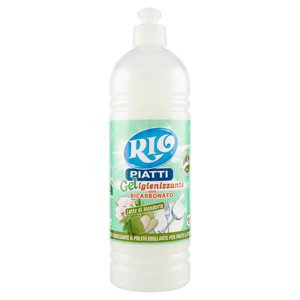 Rio Piatti Gel Igienizzante Con Bicarbonato Latte Di Mandorla 800 Ml