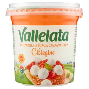 Vallelata Mozzarella Di Bufala Campana D.o.p. Ciliegine 150 G