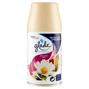 Glade Automatic Spray Ricarica, Profumatore Per Ambienti, Fragranza Relaxing Zen 269ml