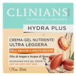 Clinians Hydra Plus Crema-gel Nutriente Ultra Leggera Pelli Secche O Molto Secche 50 Ml