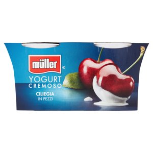 Müller Yogurt Cremoso Ciliegia In Pezzi 2 X 125 G