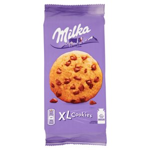 Milka Cookies XL, maxi cookie con cioccolato al latte Milka - 184g