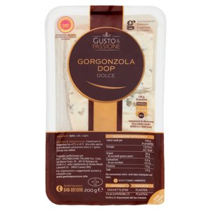 Gusto & Passione Gorgonzola Dop Dolce 200 G