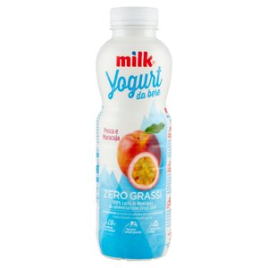 Milk Yogurt Da Bere Zero Grassi Pesca Maracuja 500 G