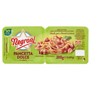 Negroni Pancetta Dolce In Cubetti 2 X 100 G