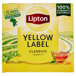 Lipton Yellow Label Classico 50 Filtri 75 G