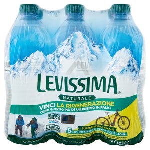 LEVISSIMA, Acqua Minerale Naturale Oligominerale 50 cl x 6