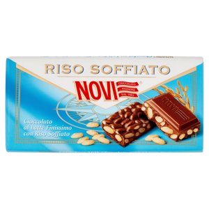 Novi Riso Soffiato Cioccolato Al Latte Finissimo Con Riso Soffiato 80 G