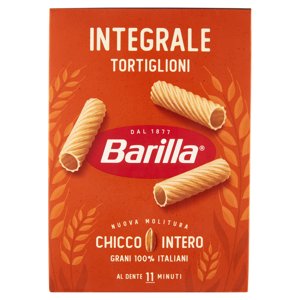 Barilla Pasta Integrale Tortiglioni 100% Grano Italiano 500 G