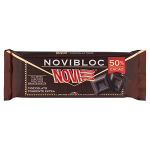 Novi Novibloc 50% Cacao Cioccolato Fondente Extra 150 G