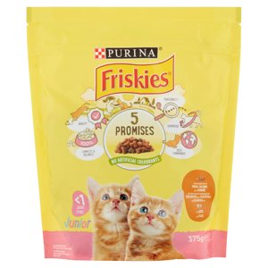 Purina Friskies Kitten Cibo Gattini con Pollo, Latte e Verdure 375 g