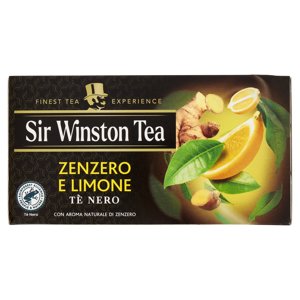 Sir Winston Tea Zenzero E Limone Tè Nero 20 X 1,75 G