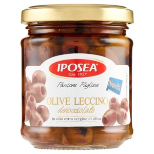 Iposea Olive Leccino Denocciolate In Olio Extra Vergine Di Oliva 180 G