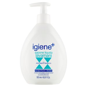 Igiene+ Sapone Liquido Lavamani Con Antibatterico 500 Ml