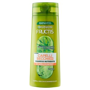 Garnier Fructis Shampoo Capelli Secchi 2in1, Shampoo Per Capelli Secchi E Danneggiati, 250 Ml