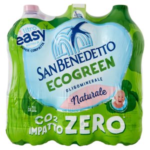 San Benedetto Acqua Naturale Benedicta Ecogreen Easy 6 X 1 L