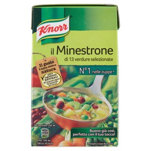 Knorr il Minestrone di 13 verdure selezionate 500 ml