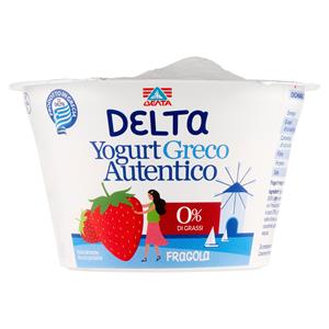 Delta Yogurt Greco Autentico 0% Di Grassi Fragola 150 G
