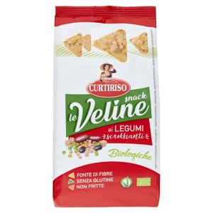 Curtiriso Le Veline Snack Ai Legumi Biologiche 80 G
