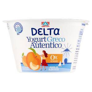 Delta Yogurt Greco Autentico 0% Di Grassi Pesca Ed Albicocca 150 G