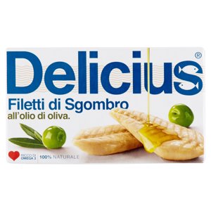 Delicius Filetti Di Sgombro All'olio Di Oliva 125 G