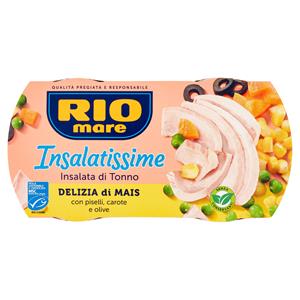 Rio Mare Insalatissime Delizia Di Mais Con Carote, Piselli E Olive 2 X 160 G
