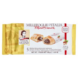 Matilde Vicenzi Millefoglie Snack Alla Nocciola 5 X 25 G