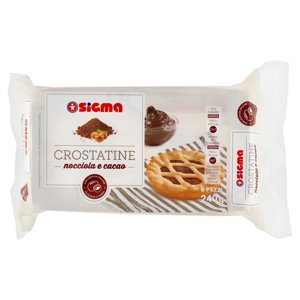 Sigma Crostatine Nocciola E Cacao 6 X 40 G