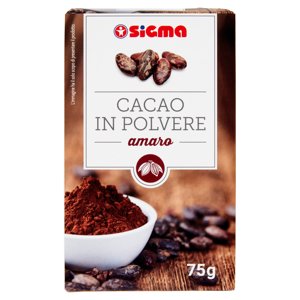 Sigma Cacao In Polvere Amaro 75 G