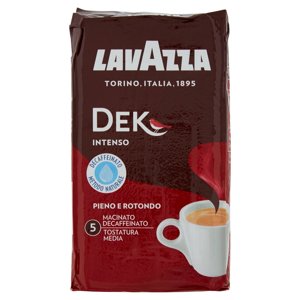 Lavazza, Dek Intenso Caffè Macinato Decaffeinato - 250 G
