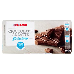 Sigma Cioccolato Al Latte Finissimo 100 G