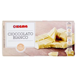 Sigma Cioccolato Bianco 100 G
