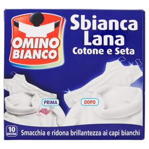 Omino Bianco Sbianca Lana Cotone E Seta 10 X 20 G