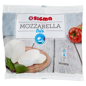 Sigma Mozzarella Tris 3 X 100 G