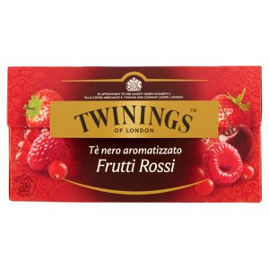 Twinings Tè Nero Aromatizzato Frutti Rossi 25 X 2 G