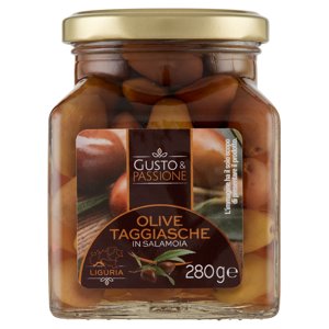 Gusto & Passione Olive Taggiasche In Salamoia 280 G