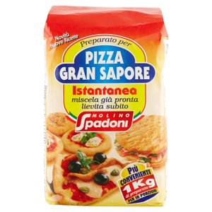 Molino Spadoni Preparato Per Pizza Gran Sapore Istantanea 1000 G