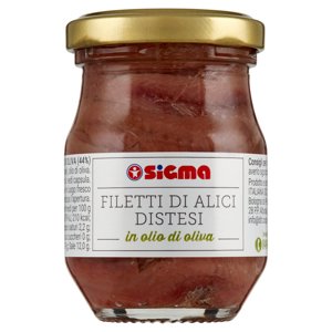Sigma Filetti Di Alici Distesi In Olio Di Oliva 90 G