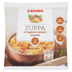 Sigma Zuppa Di Legumi E Cereali Surgelata 600 G