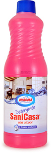 Detergente Con Alcool Sanicasa 1 L