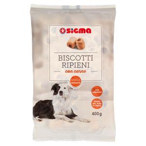 Sigma Biscotti Cane Ripieni Con Carne 400 G