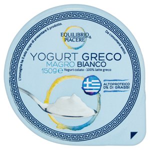 Equilibrio & Piacere Yogurt Greco Magro Bianco 150 G