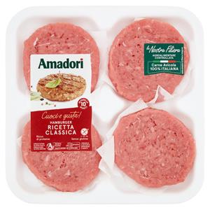 Amadori Hamburger Ricetta Classica 0,408 Kg