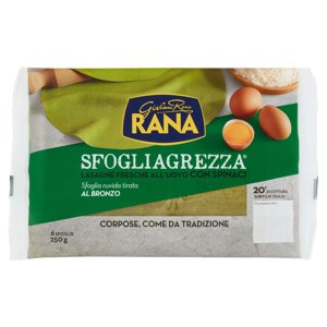 Giovanni Rana Sfogliagrezza Lasagne Fresche All'uovo Con Spinaci 250 G